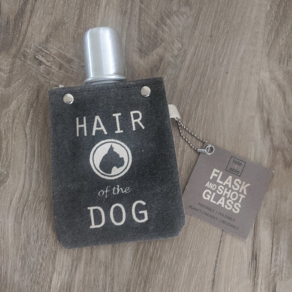 TOTE + ABLE Canvas Flask